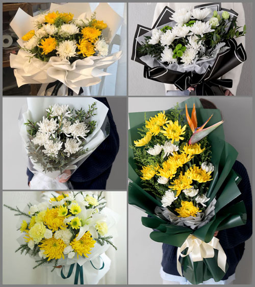 湖南永州祁阳县白水镇联江村白事花束代送